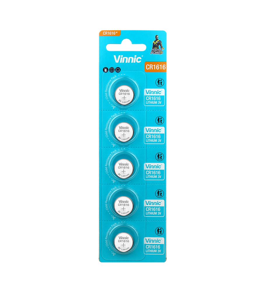 Vinnic CR1616 3v 50mAh baterie plata cu litiu