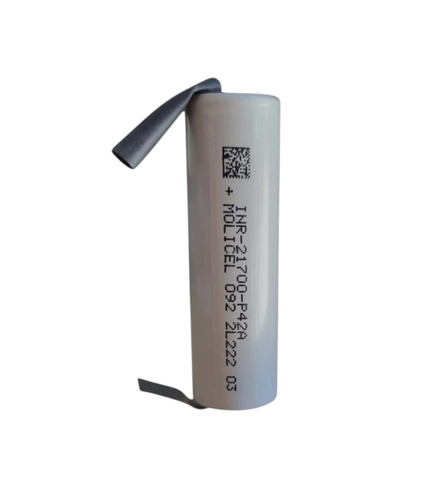 Acumulator Molicel INR21700-P42A 4000mAh 45A 3.6V – 21700 cu urechi lipire U-TAG
