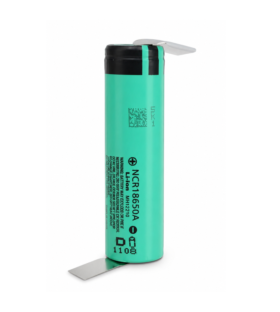 Acumulator Li-Ion Panasonic NCR18650A 3100mAh 6.2A 3.7V Baterie Reincarcabila cu Urechi Lipire in Z