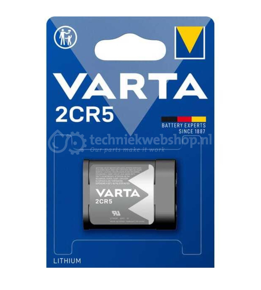 Baterie VARTA 2CR5 6V Litiu Foto 1400mAh pentru Camere Foto si Electronice