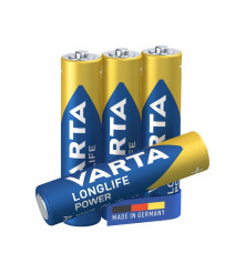 Set 4 Baterii Alcaline VARTA Longlife Power AAA R3 1.5V
