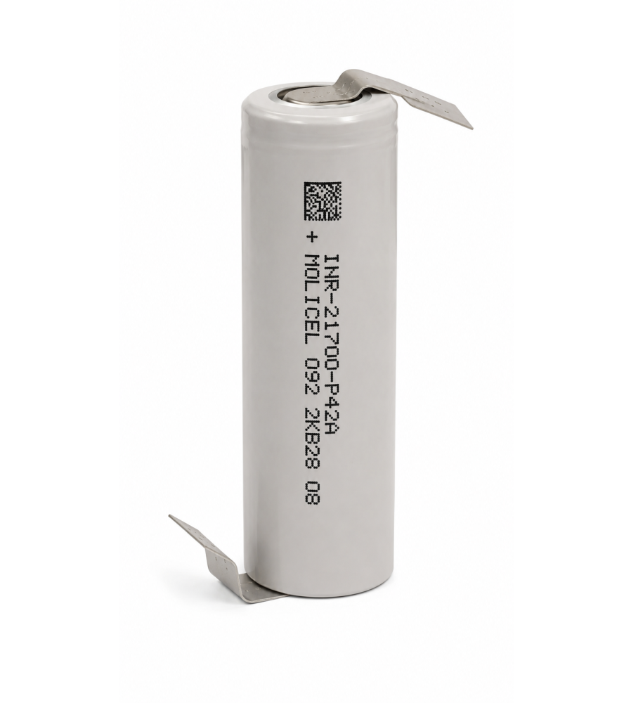 Acumulator Molicel INR21700-P42A 4000mAh 45A 3.6V 21700 cu Urechi de Lipire in Z