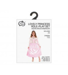 Costum Printesa roz pentru copii 110/120 (5-6 Ani) rochie si coroana