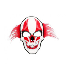 Masca de clovn malefic cu par, ideala pentru Halloween marime universala