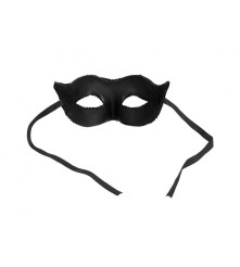 Masca carnaval Venetiana neagra cu paiete, marime universala