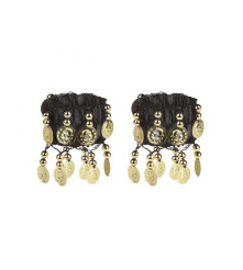Set accesorii costum Gipsy (tiganca) negru auriu