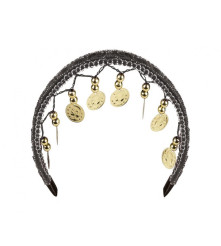 Set accesorii costum Gipsy (tiganca) negru auriu