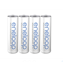 Set 4 Acumulatori Reincarcabili Panasonic Eneloop AA 2000mAh cu Cutie de Depozitare