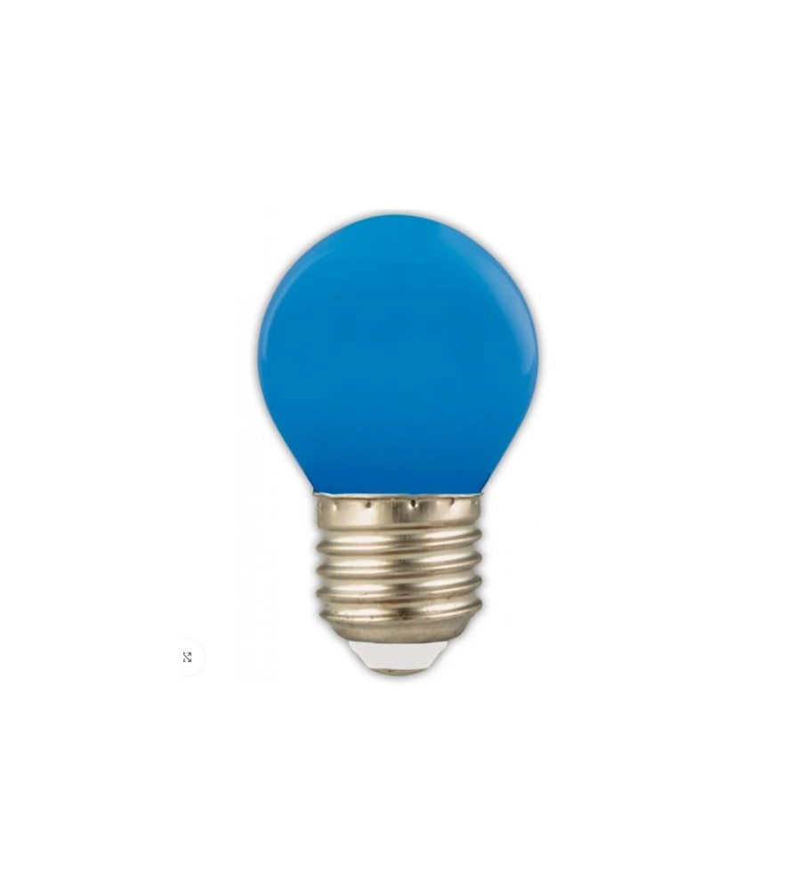 Bec LED Calex E27 Glob 1W Lumina Albastra