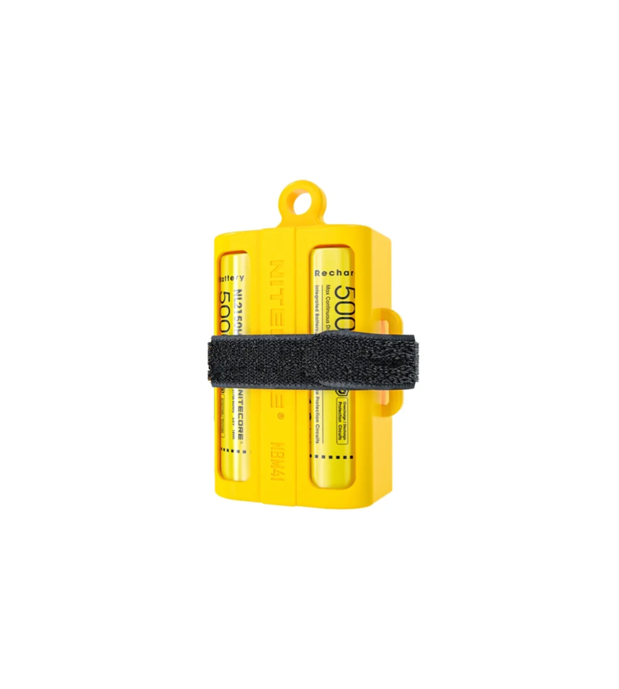 Nitecore NBM41 Suport Baterii 4 Sloturi 21700 18650 Galben