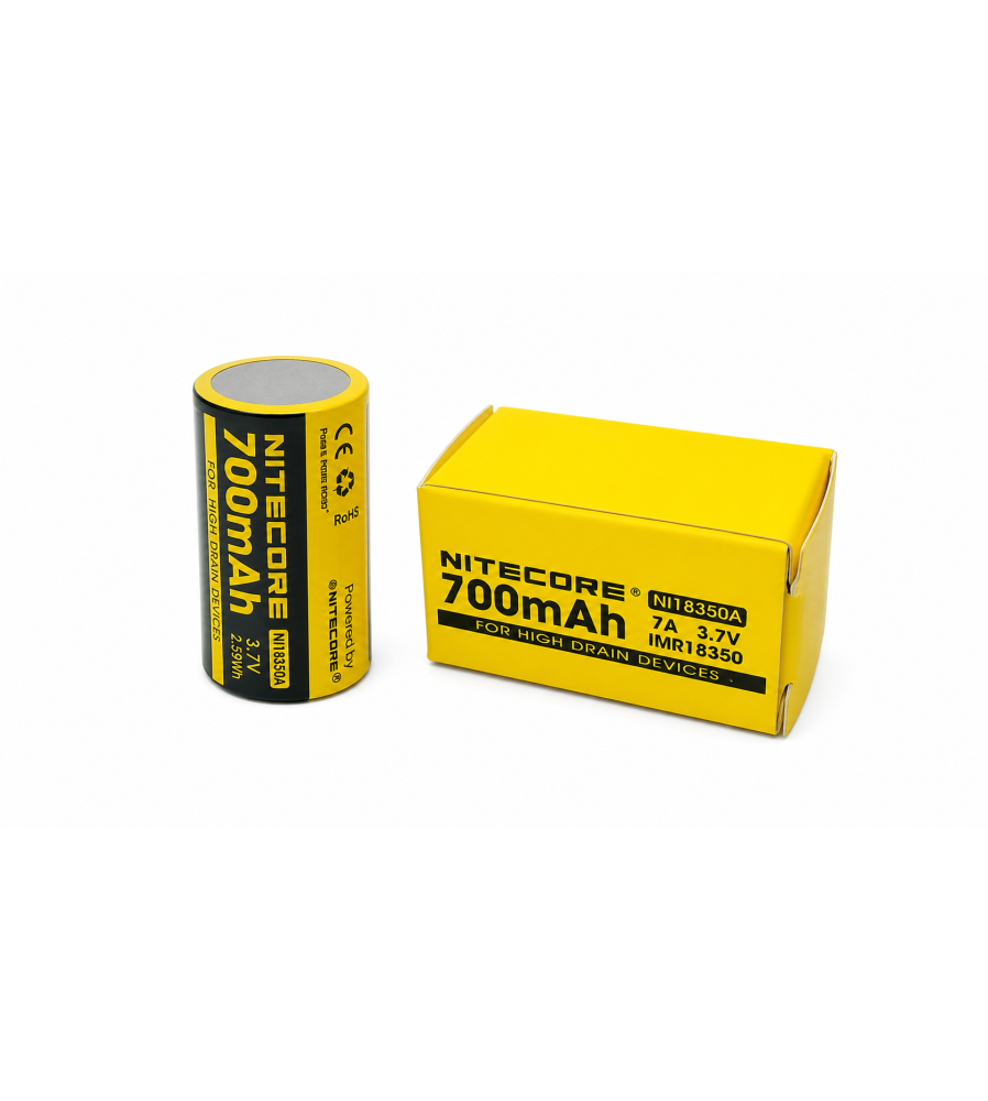 Nitecore IMR18350 Li-ion 700mAh 3.7V 7A NI18350A