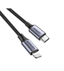Cablu UGREEN USB C Lightning 20W MFi 1.5m Gri
