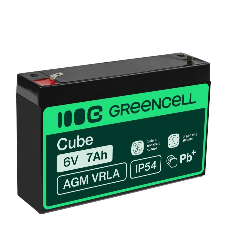 Baterie Green Cell AGM VRLA 6V 7Ah