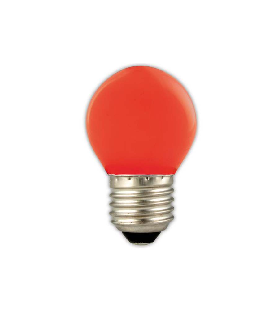 Bec LED Rosu E27 1W A60 240V 12lm 20.000h