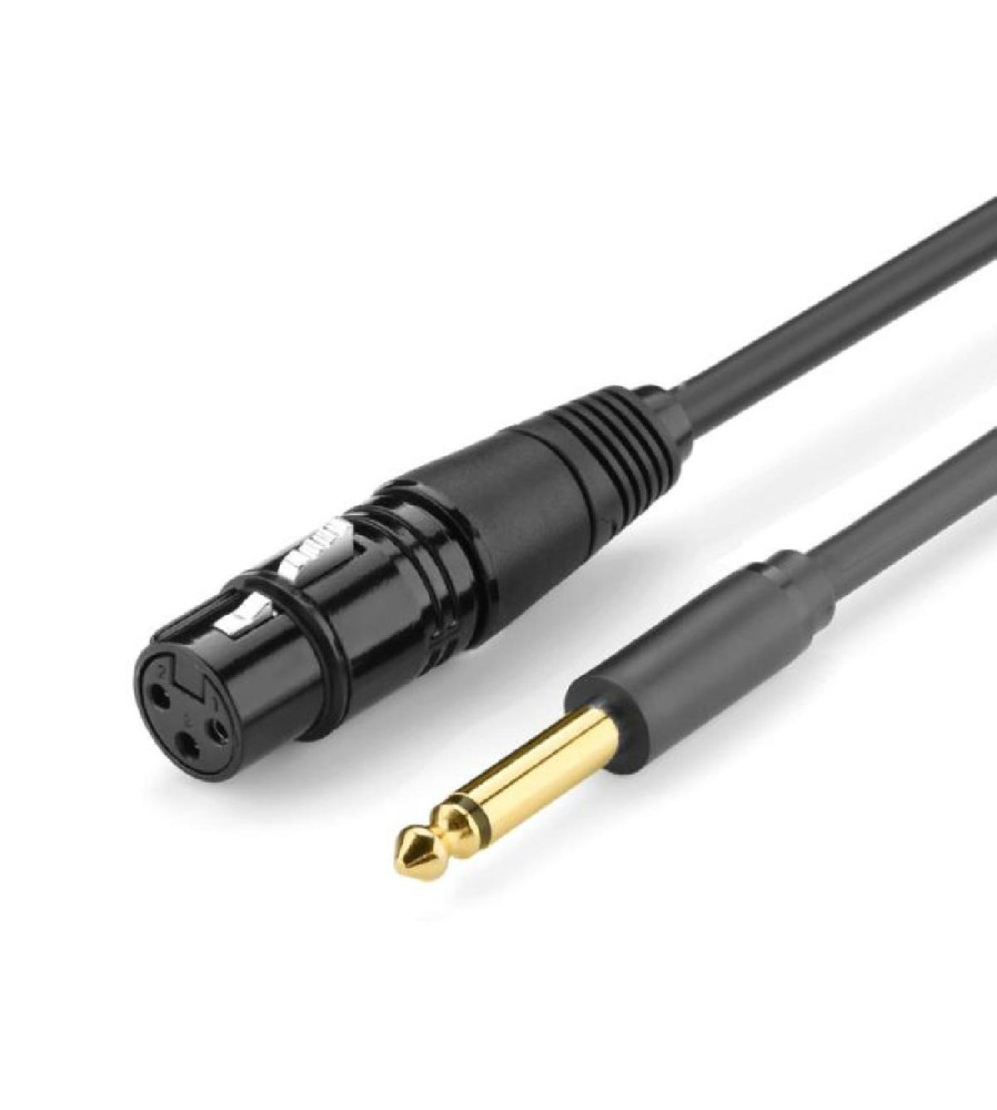 Cablu Microfon XLR Mama la Jack 6.35 mm Tata 2 m