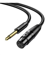Cablu Microfon XLR Mama la Jack 6.35 mm Tata 2 m