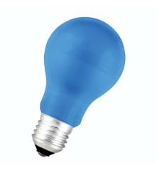 Bec LED E27 A60 Albastru 1W