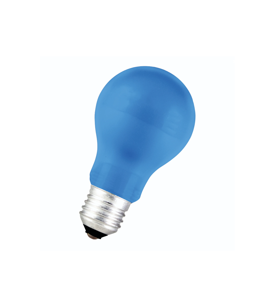 Bec LED E27 A60 Albastru 1W