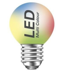Bec LED Colorat E27 RGB 1W