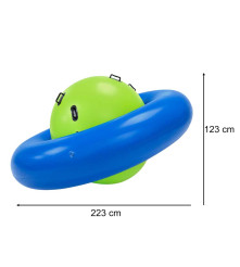 Leagan Gonflabil Gigant Pentru Copii Cu Manere, Joc De Echilibru Si Sarituri 223 cm