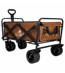 Carucior Pliabil De Plaja Premium Cu Masa 2 In 1 Capacitate 100 Kg