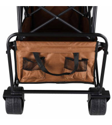 Carucior Pliabil De Plaja Premium Cu Masa 2 In 1 Capacitate 100 Kg