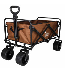 Carucior Pliabil De Plaja Premium Cu Masa 2 In 1 Capacitate 100 Kg
