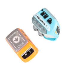 Set de Constructie Magnetic Circuit Masinute 127 Piese cu Vehicule Reincarcabile