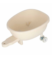 Masinuta Swing Fix S5 LED cu Remorca Muzica Roti Luminoase Bej Maro