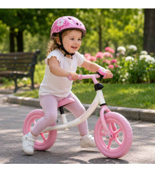 Bicicleta de Echilibru Trike Fix Roz cu Sonerie Reglabila