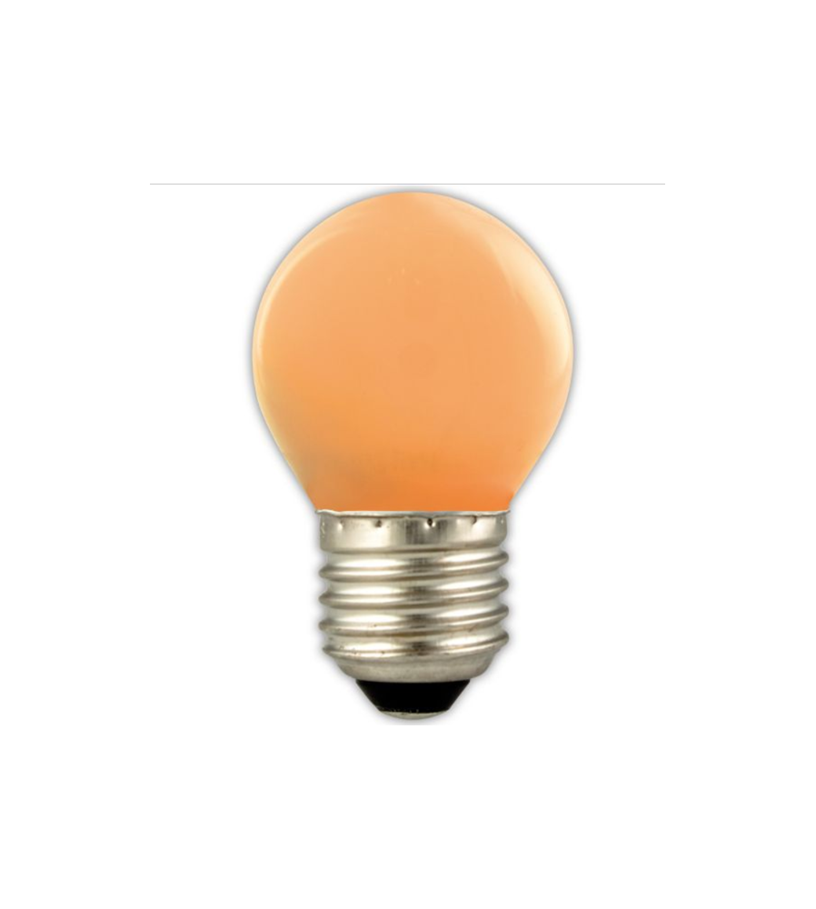 Bec LED E27 G45 Portocaliu 1W
