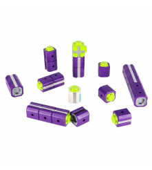 Set Constructie Magnetic Circuit Masinute 87 Piese STEM cu Auto Reincarcabil