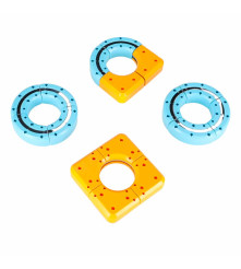 Set Constructie Magnetic Circuit Masinute 87 Piese STEM cu Auto Reincarcabil
