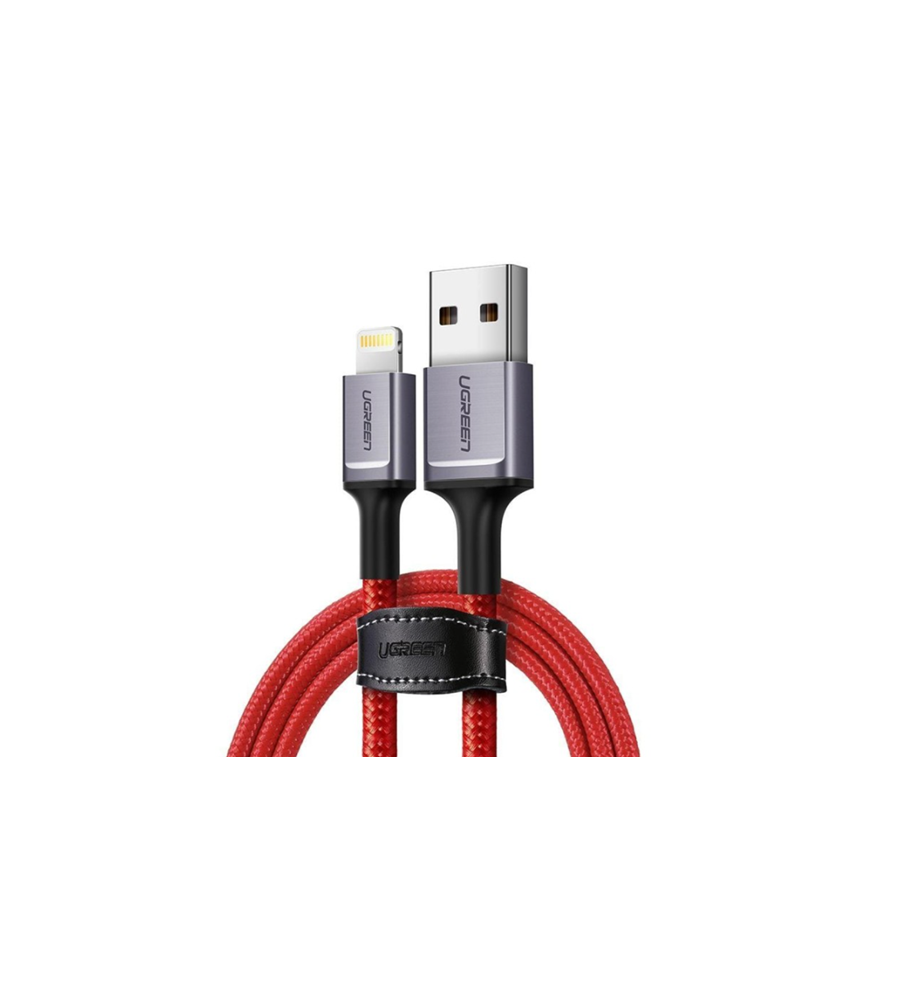 Cablu pentru iPhone USB A Lightning 1m Rosu Ugreen