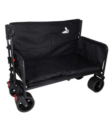 Carucior Transport Pliabil 2 in 1 cu Sezut si Spatar Pentru Plaja Camping