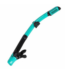 Set Snorkeling Masca Panoramica si Tub Dry N albastru Negru 15 Ani Plus