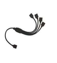 Cablu Splitter Y cu 4 Pini pentru Banda LED RGB Negru