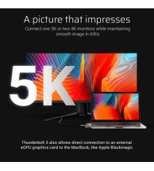 Adaptor Hub Connect60 8in1 MacBook USB C Thunderbolt HDMI Gri