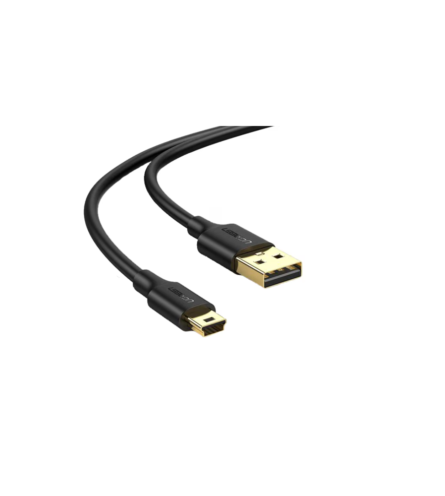 Cablu Ugreen US132 USB 2.0 la Mini USB 5 Pin 2m Negru