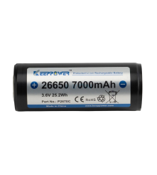 Acumulator Keeppower 26650 7000mAh 15A 3.6V Protected Flat Top