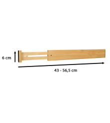 Organizator Sertar din Bambus Reglabil 43-56.5 cm