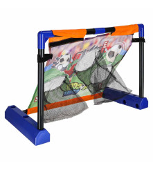 Poarta Fotbal pentru Copii cu 3 Tinte Ajustabile 120x85x50 cm Minge si Pompa