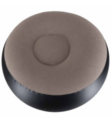 Fotoliu Gonflabil 2in1 cu Taburet Inclus 116x98x83 cm Sezlong de Relaxare Maro-Negru