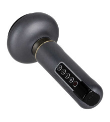 Aparat Masaj Electric cu Ventuze Vacuum Gua Sha Lumina Rosie USB 12 Trepte Gri