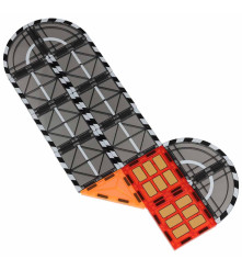 Blocuri Magnetice 3D Pompieri 48 Piese Joc Constructie STEM pentru Copii