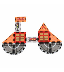 Blocuri Magnetice 3D Pompieri 48 Piese Joc Constructie STEM pentru Copii