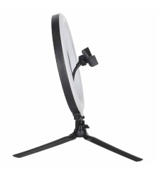 Lampa Circulara LED RGB 26 cm cu Stativ si Suport Telefon pentru Selfie Video Live