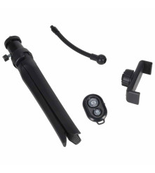 Lampa Circulara LED RGB 26 cm cu Stativ si Suport Telefon pentru Selfie Video Live