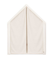 Cort de Joaca pentru Copii 128x120x105 cm Pliabil Maro/Crem cu Dungi