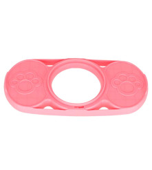 Pogo Jumper Copii cu Maner Detasabil pentru Echilibru si Coordonare Roz-Alb